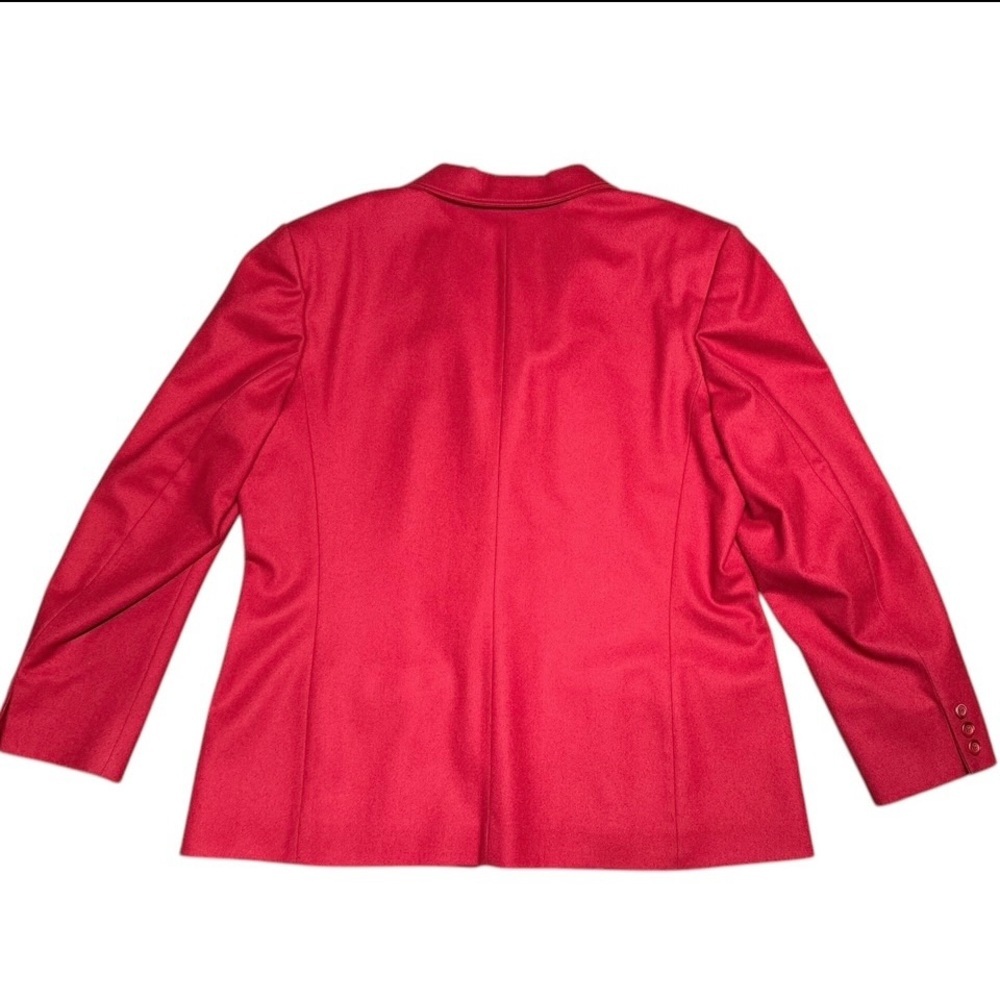Vintage Pendleton Women’s 100% Wool Red Blazer Jacket ~ Size XL ~ New - Picture 2 of 10